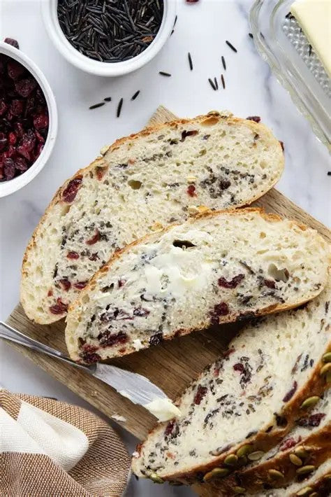 Cranberry & Wild Rice Sourdough