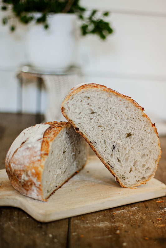 Basil Mozzarella Sourdough