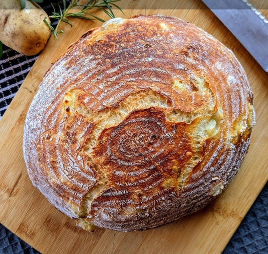 NEW! Loaded Potato Sourdough Bread
