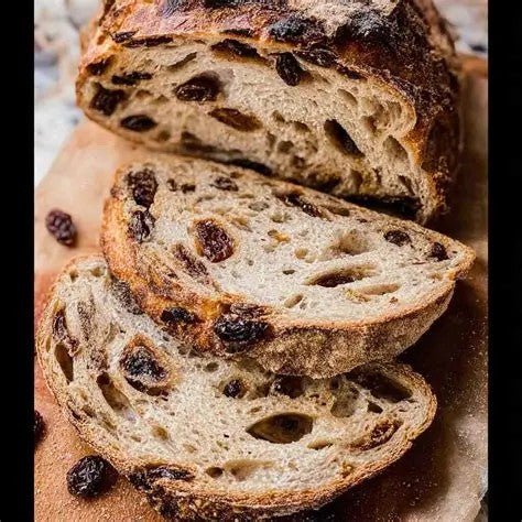 Fresh Baked Apple Cinnamon Raisin Sourdough Bread from Nystrom Orchard in Worthington Minnesota