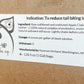 Label for apple cider vinegar for animals. Made in the kitchen of Nystrom Orchard in Worthington Minnesota.