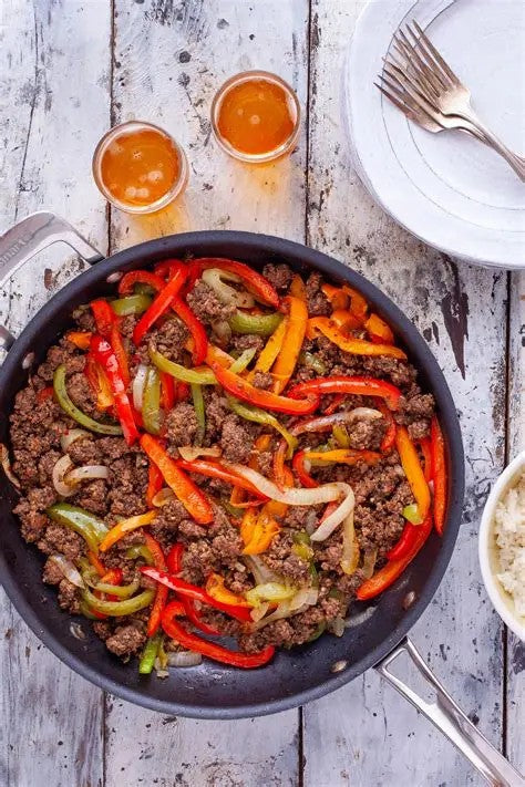 Beef Fajita Sheet Pan Dinner (Serves 3)